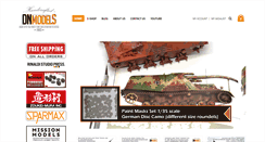 Desktop Screenshot of dnmodels.com